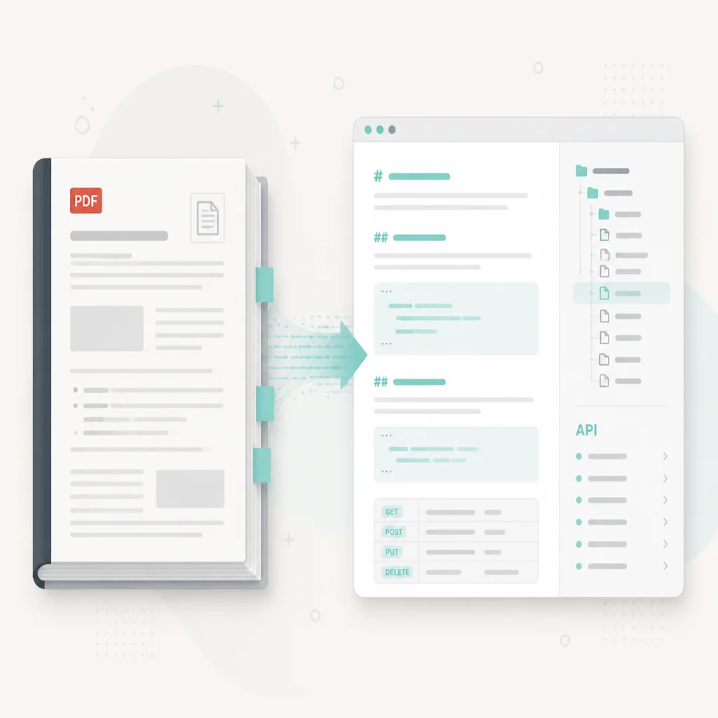 Technical documentation conversion