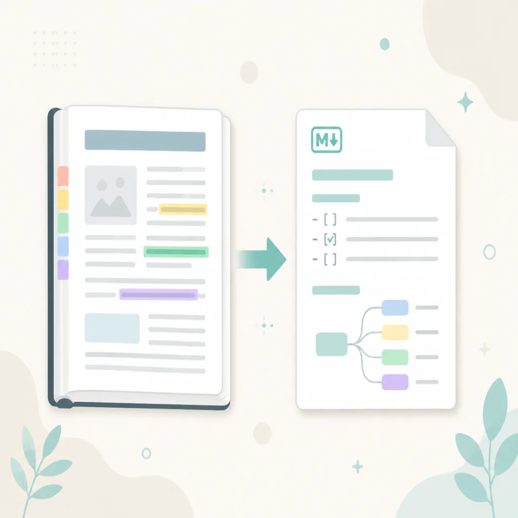Educational materials conversion